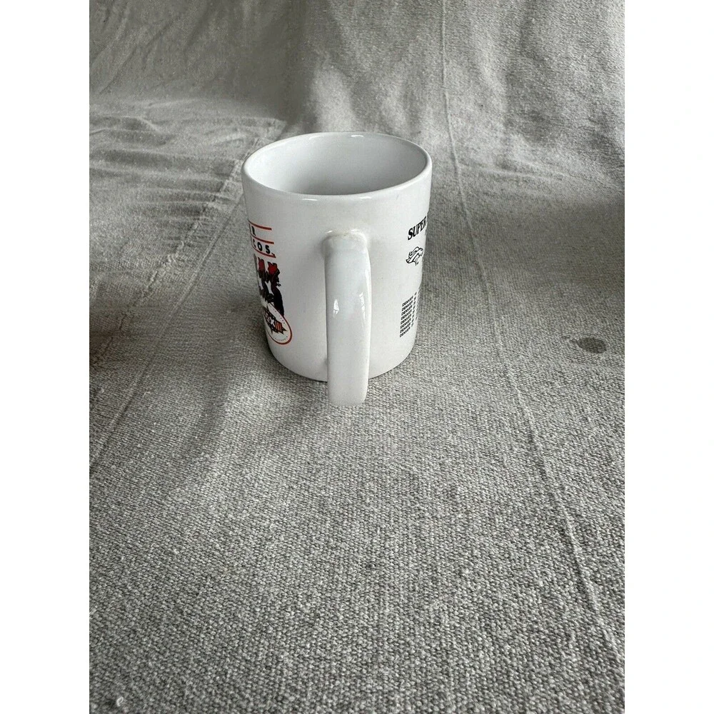 Vintage 1998 Denver Broncos Super Bowl Champions XXXII Coffe Mug NFL